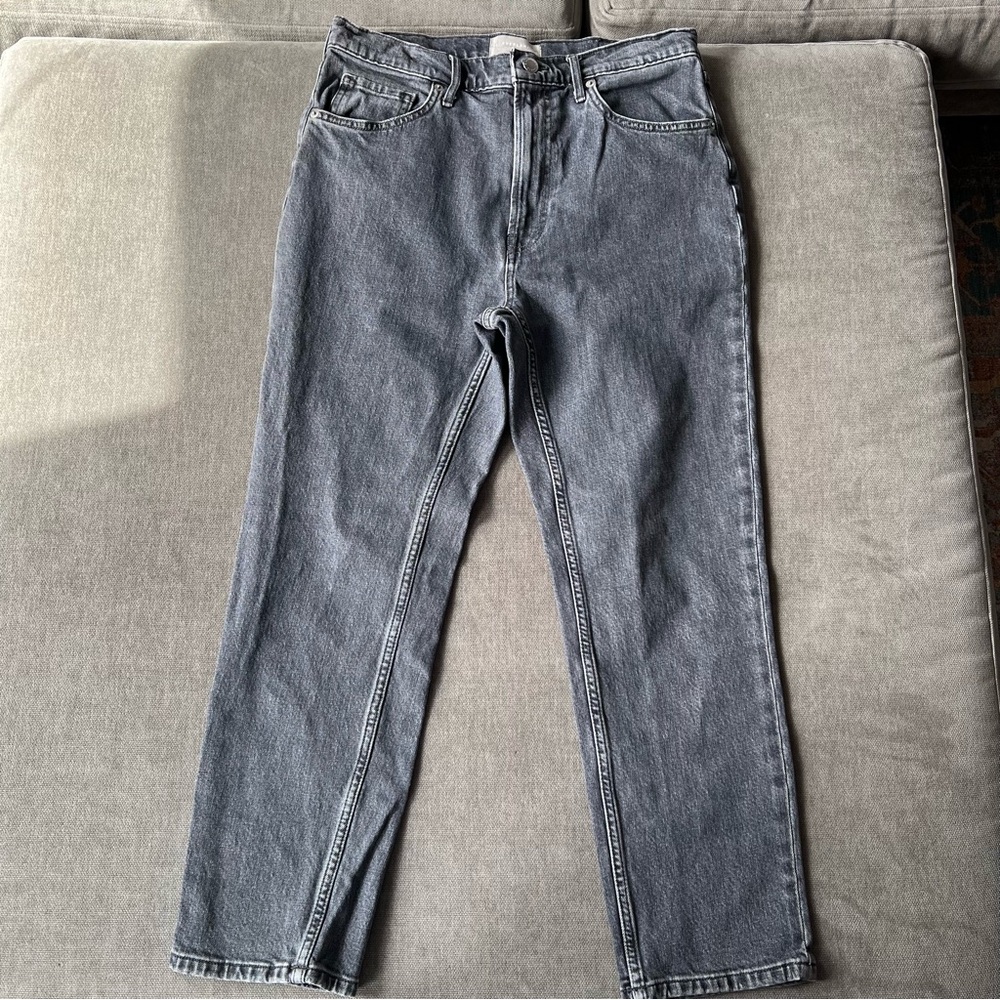 Everlane The Original‎ Cheeky Jean Gray 31 Crop
